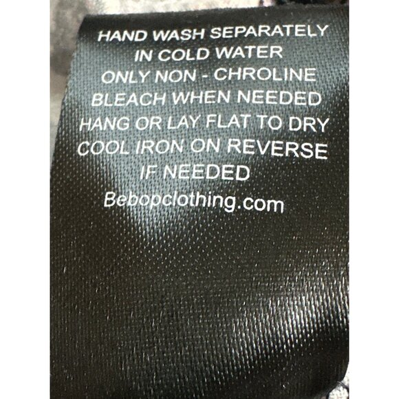 Boho Hippie Off Shoulder Dress Lrg Stretch Neckline Coastal Chic Cocktail Bebop - Picture 11 of 11